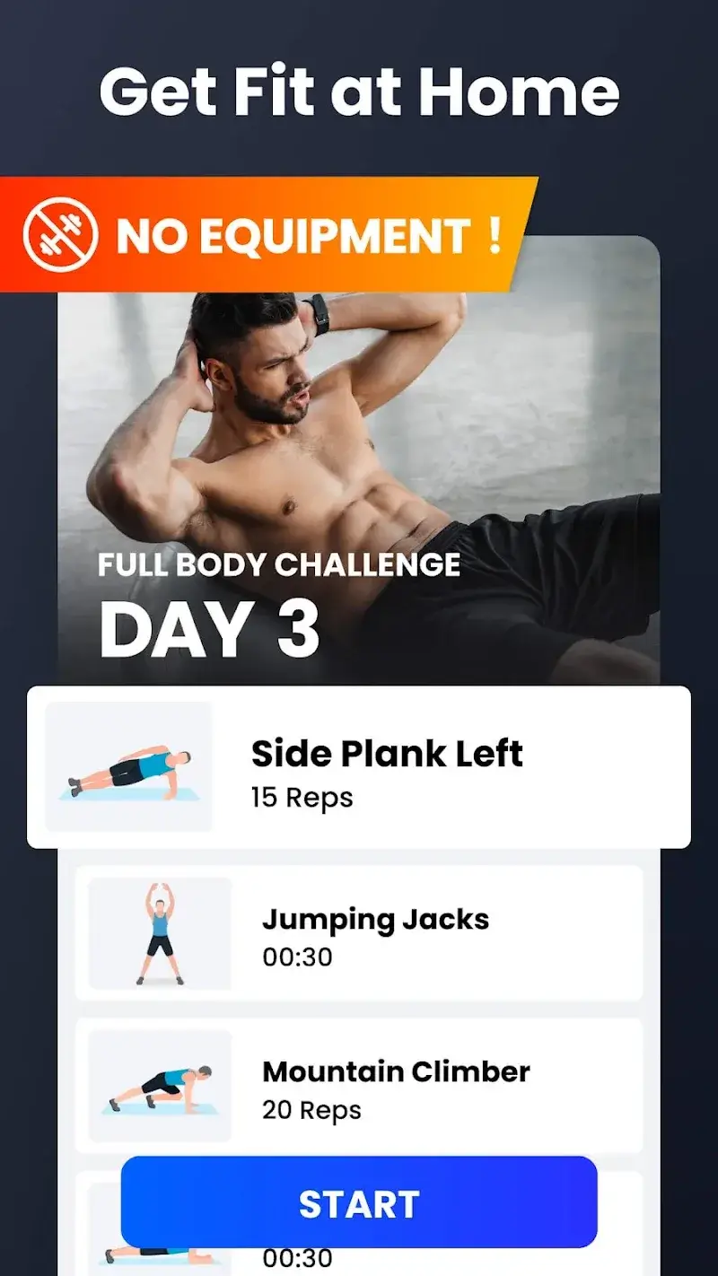 Home Workout - No Equipment