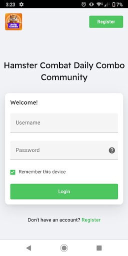 Hamster Combat Daily Combo