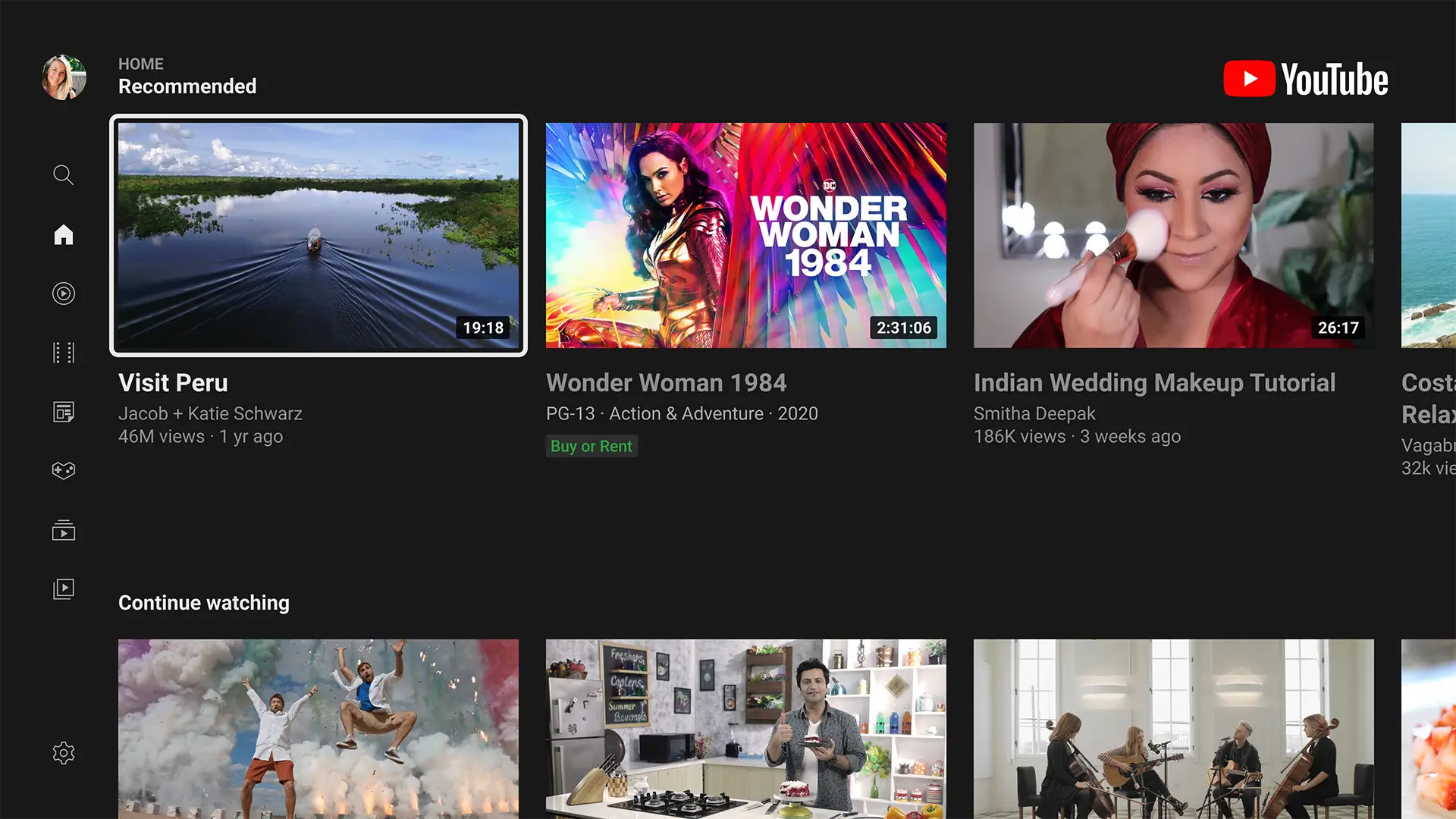 YouTube for Android TV 5.20.300 YouTube for Android TV 5.20.300