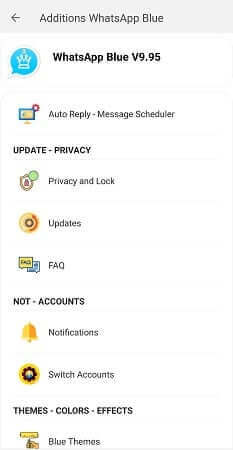 Blue Whatsapp
