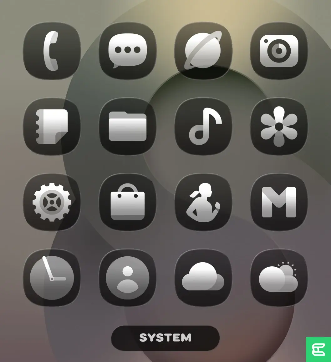OneGlass 7 Icon Pack