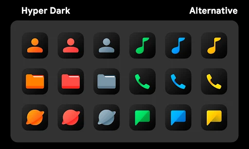 HyperDark Icon Pack HyperDark Icon Pack