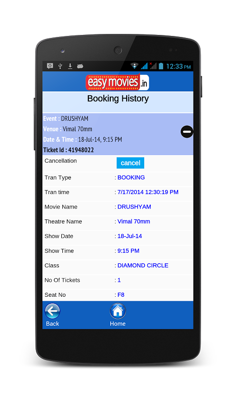 EasyMovies - Online Tickets