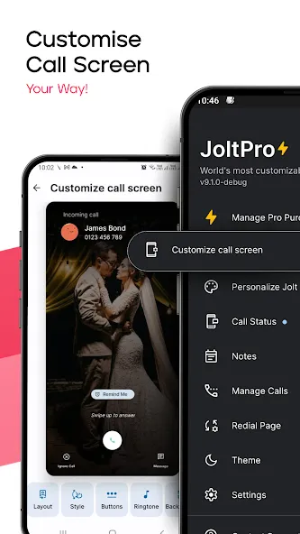 Jolt :Call Background & Screen Jolt :Call Background & Screen
