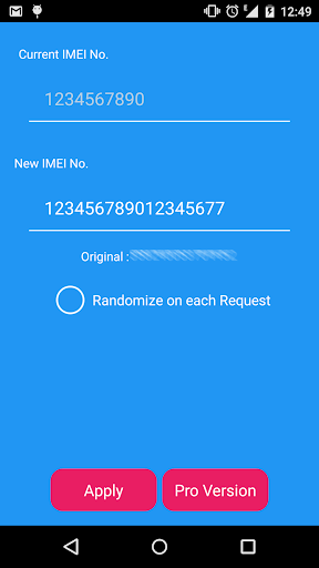 XPOSED IMEI Changer