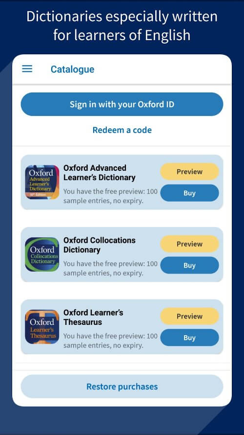 Oxford Advanced Learner's Dictionary