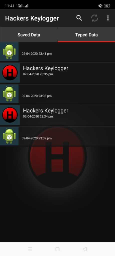 Hackers Keylogger