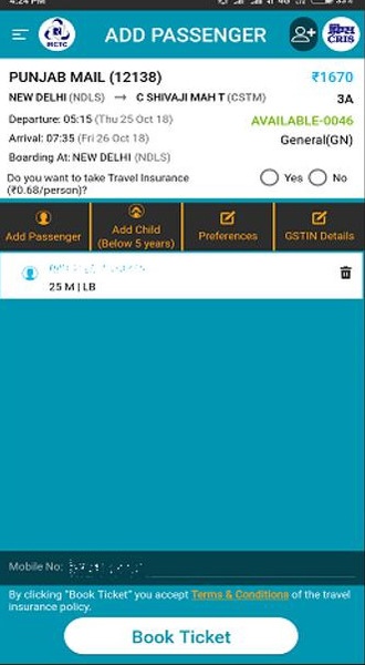 IRCTC Rail Connect IRCTC Rail Connect