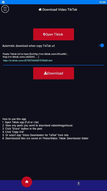 Video Downloader Without Watermark - TikMate