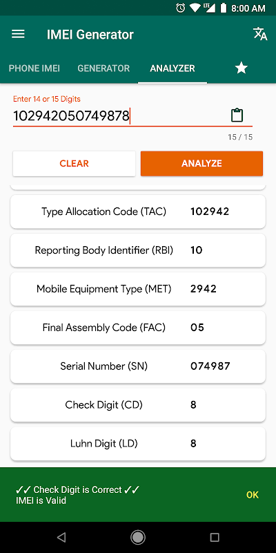 IMEI Generator apk