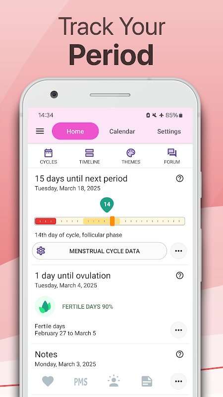 Lilly Period and Ovulation Tracker Lilly Period and Ovulation Tracker