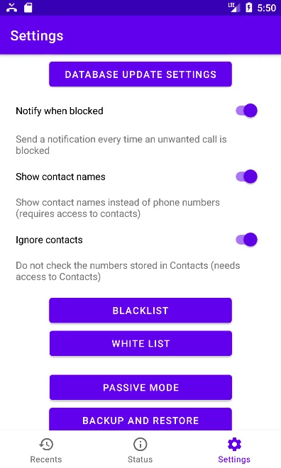 Call Filter