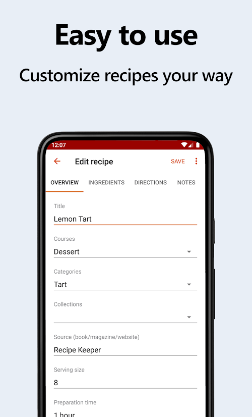Recipe Keeper