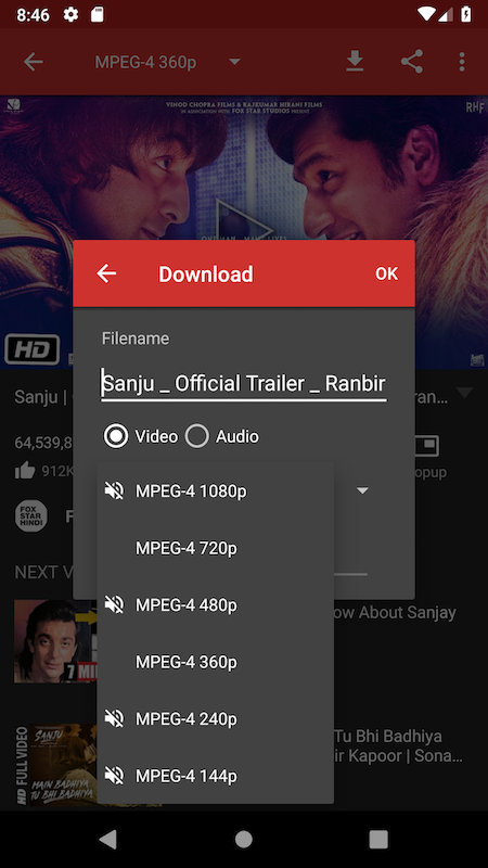 VidMate YouTube Video Downloader