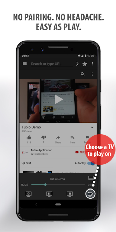Tubio - Cast Web Videos to TV