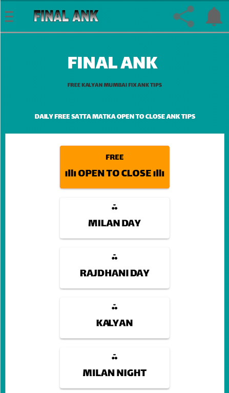 Final ANK Satta World Top Matka Guesser Choice