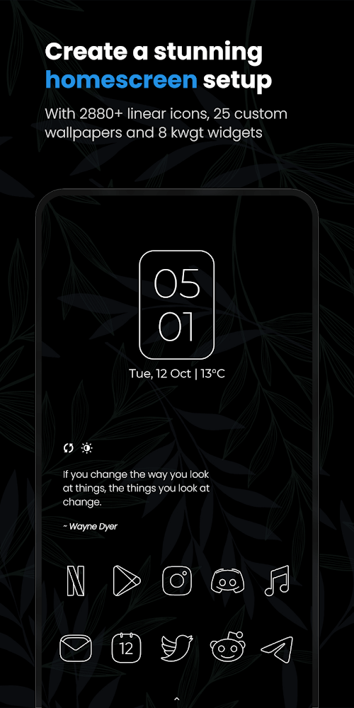 Vera Outline White Icon Pack