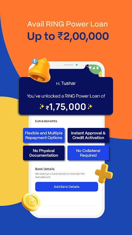 RING: Quick loan & UPI payment