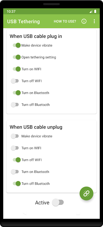 Auto USB Tethering