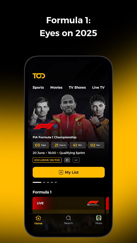 TOD - Watch Football &amp; Movies apk