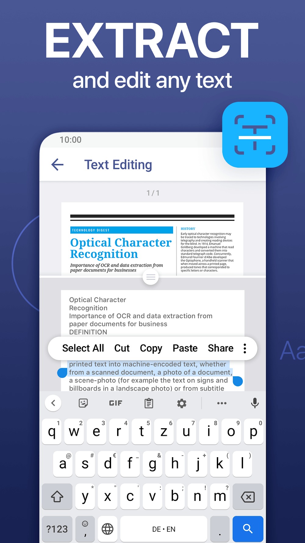 iScanner - Escáner PDF Gratis