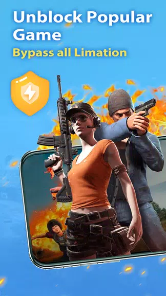 Fire VPN - Low Ping VPN Proxy, Game Speed Booster