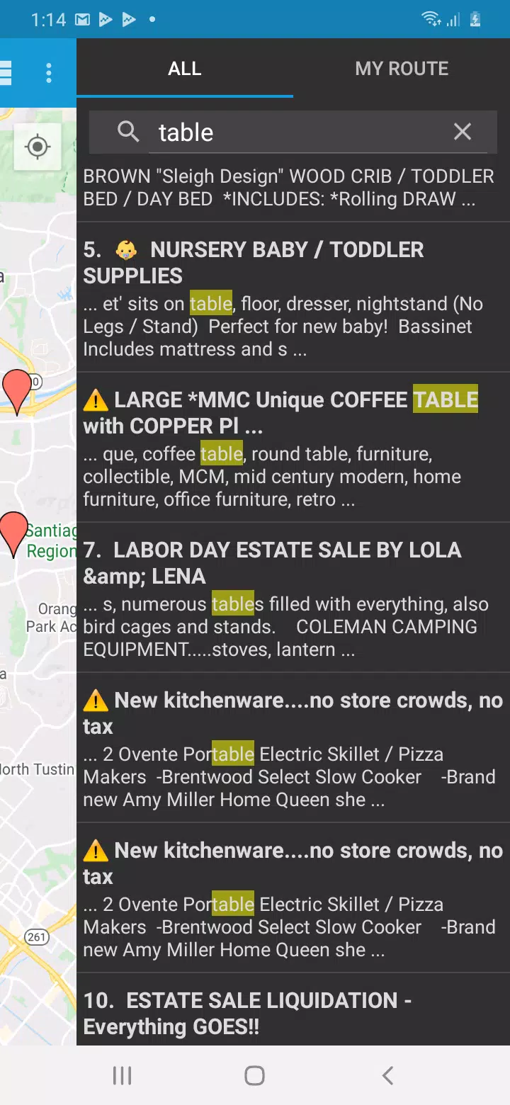 Yard Sale Treasure Map