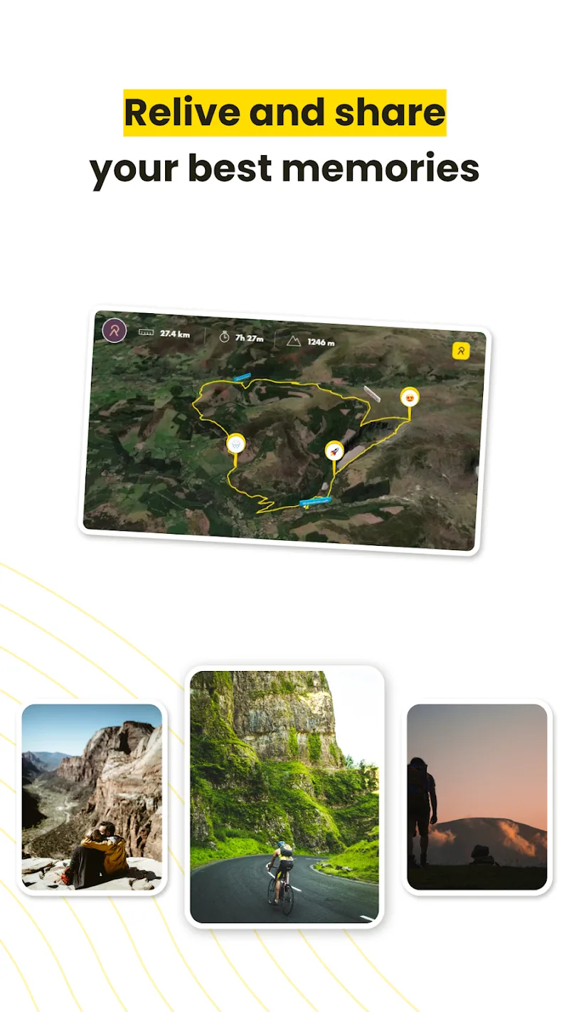 Relive:Run, Ride, Hike & more