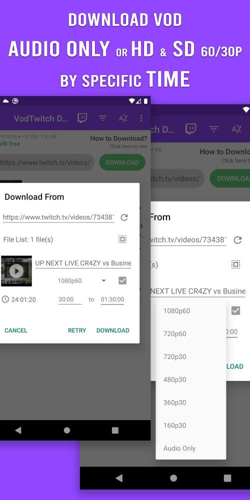 Video Downloader for Twitch (VodTwit) Mod Video Downloader for Twitch (VodTwit) Mod
