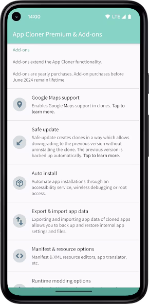 App Cloner Premium & Add-ons