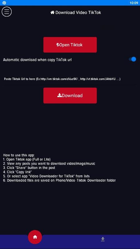Video Downloader Without Watermark - TikMate