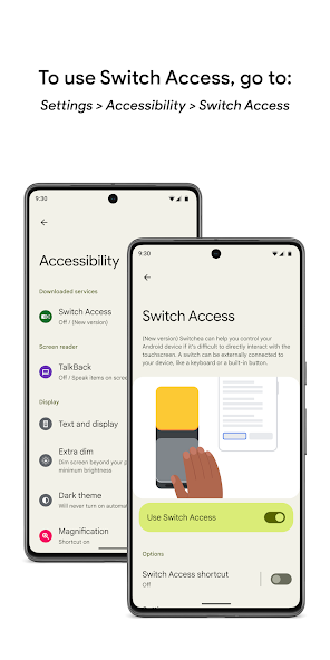 Acceso con interruptores Acceso con interruptores