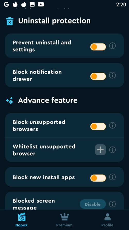 NopoX - Porn blocker NopoX - Porn blocker