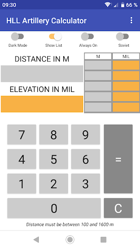 HLL Artillery Calculator APK