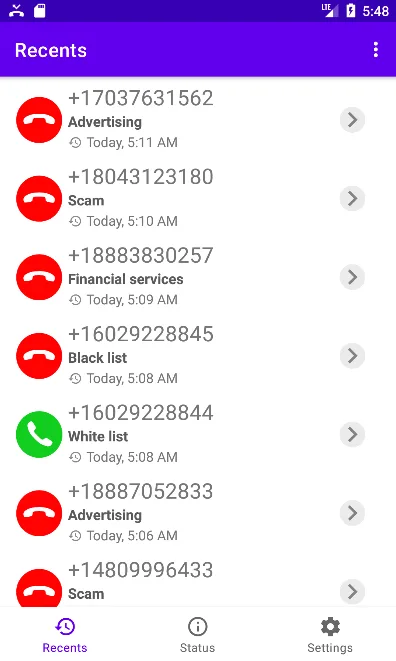 Call Filter