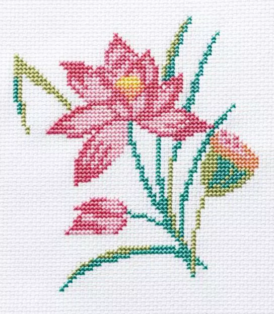 Cross Stitch Flower