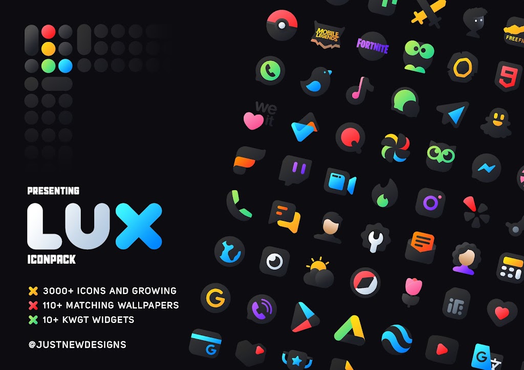 LuX Icon Pack Mod LuX Icon Pack Mod
