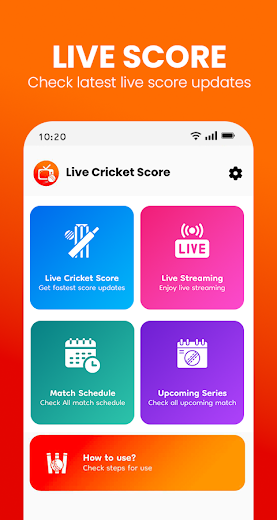 Live Cricket TV Streaming App