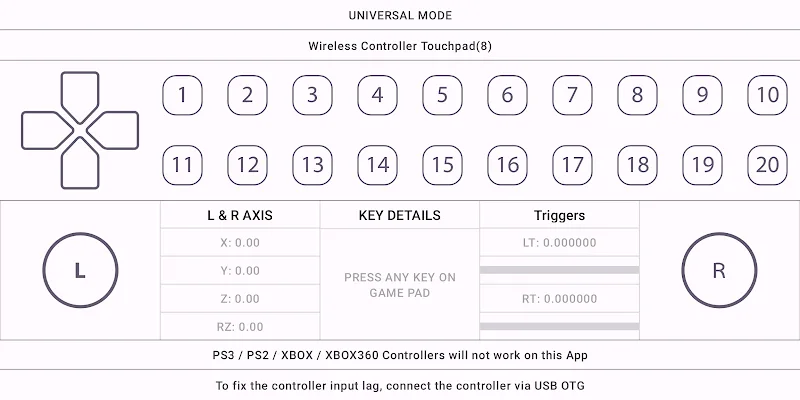 GamePad Tester Lite