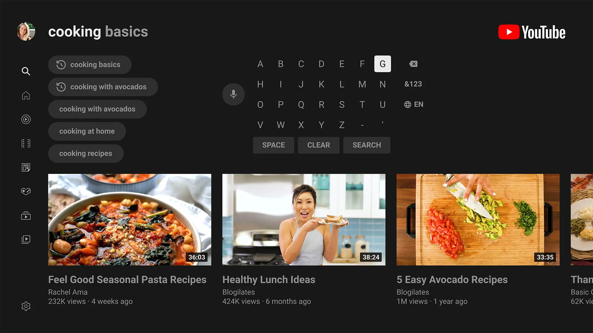 YouTube for Android TV 5.20.300 YouTube for Android TV 5.20.300