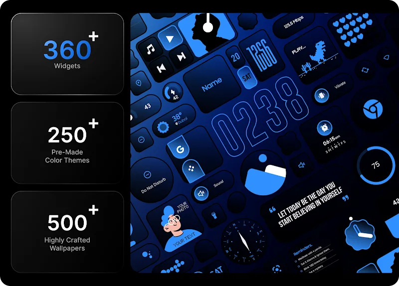 Glass Widgets Pro