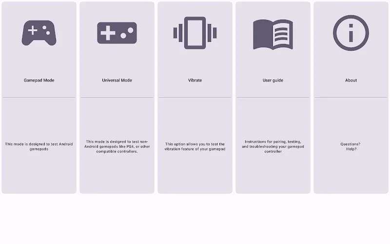 GamePad Tester Lite
