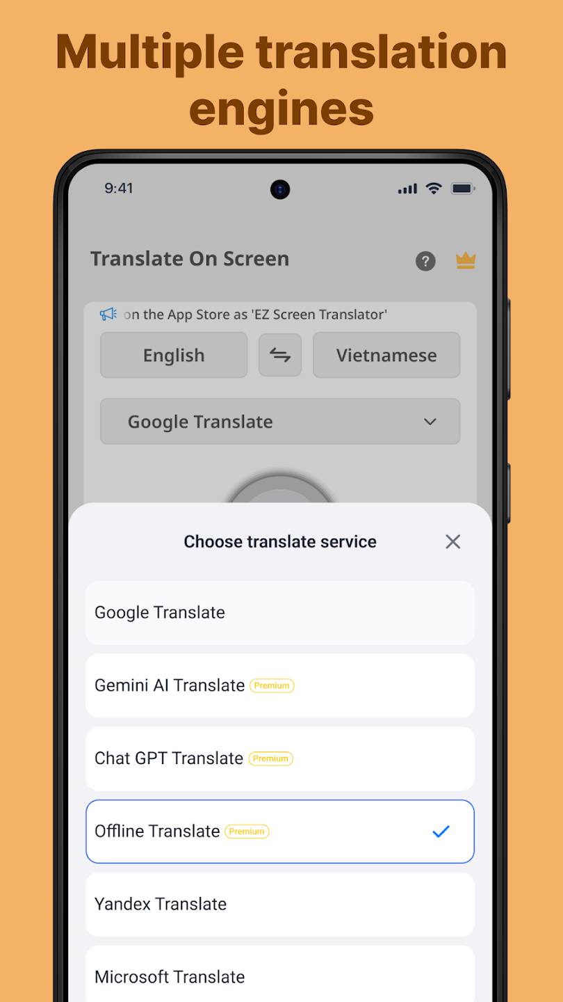 Translate On Screen