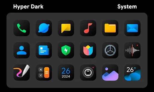 HyperDark Icon Pack HyperDark Icon Pack