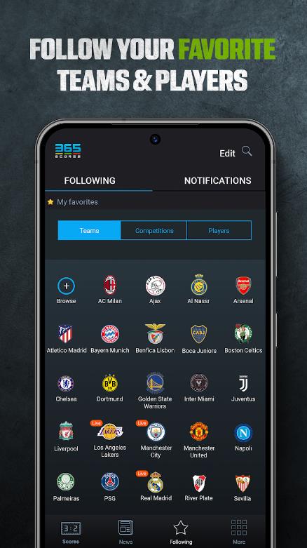 365Scores: Live Scores & News