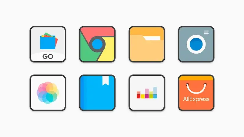 Flat Square – Icon Pack