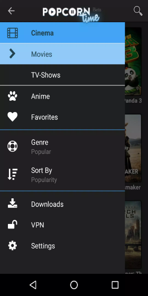 0Popcorn time