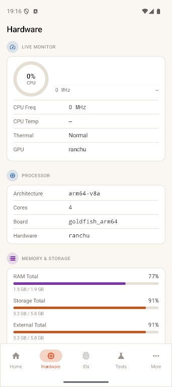 Device Id: Phone Info & Tests