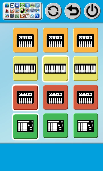 Band Game: Piano, Guitar, Drum