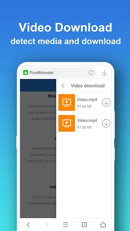 Pure Browser Pro-Ad Blocker,Video Download,Player Pure Browser Pro-Ad Blocker,Video Download,Player